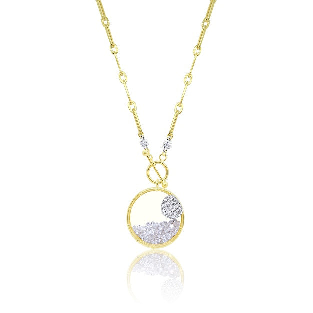 Diamond shaker necklace deals