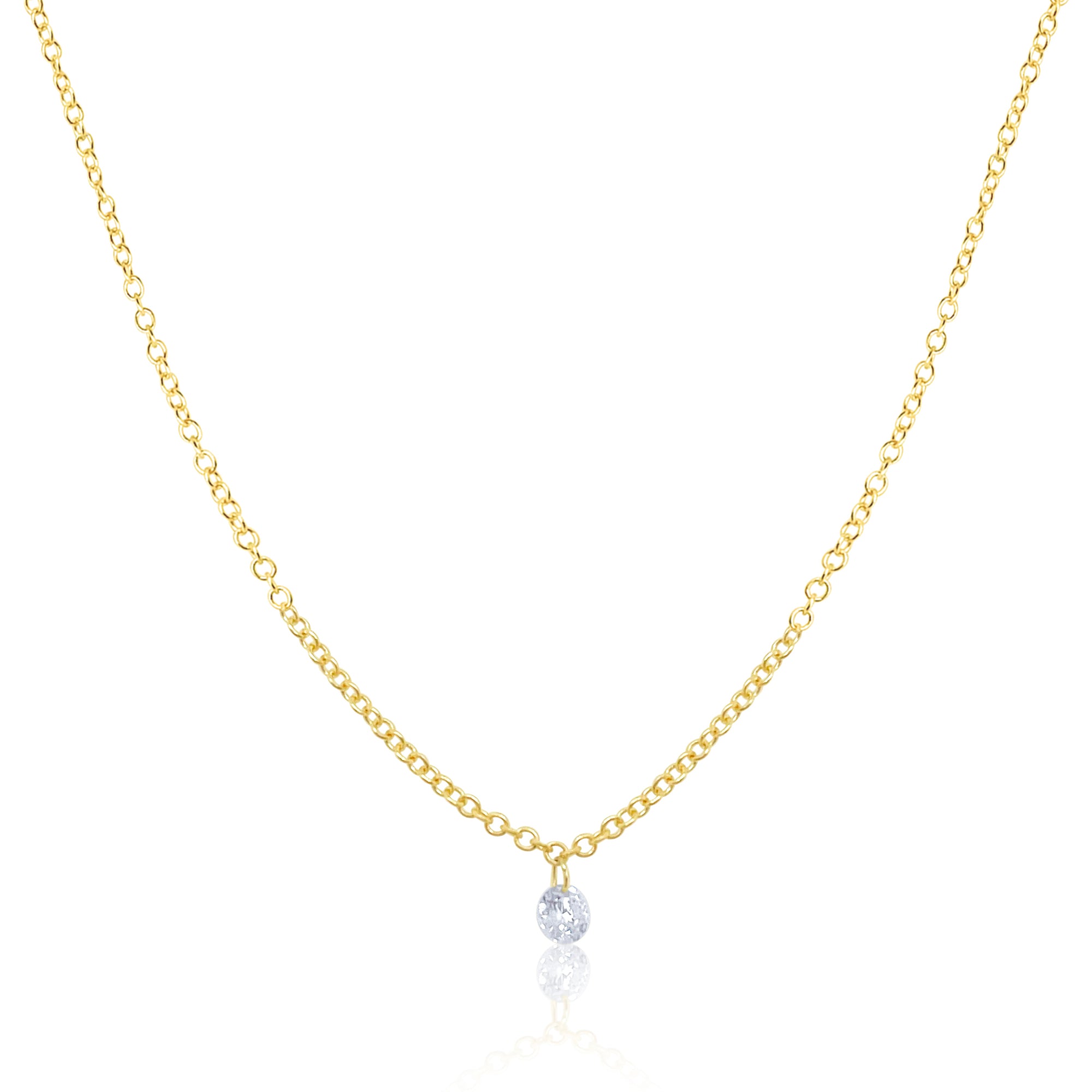 Drilled Diamond Necklace – Meira T Boutique Drilled Diamond Necklace – Meira T Boutique