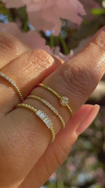 Delicate Baguette Diamond Ring