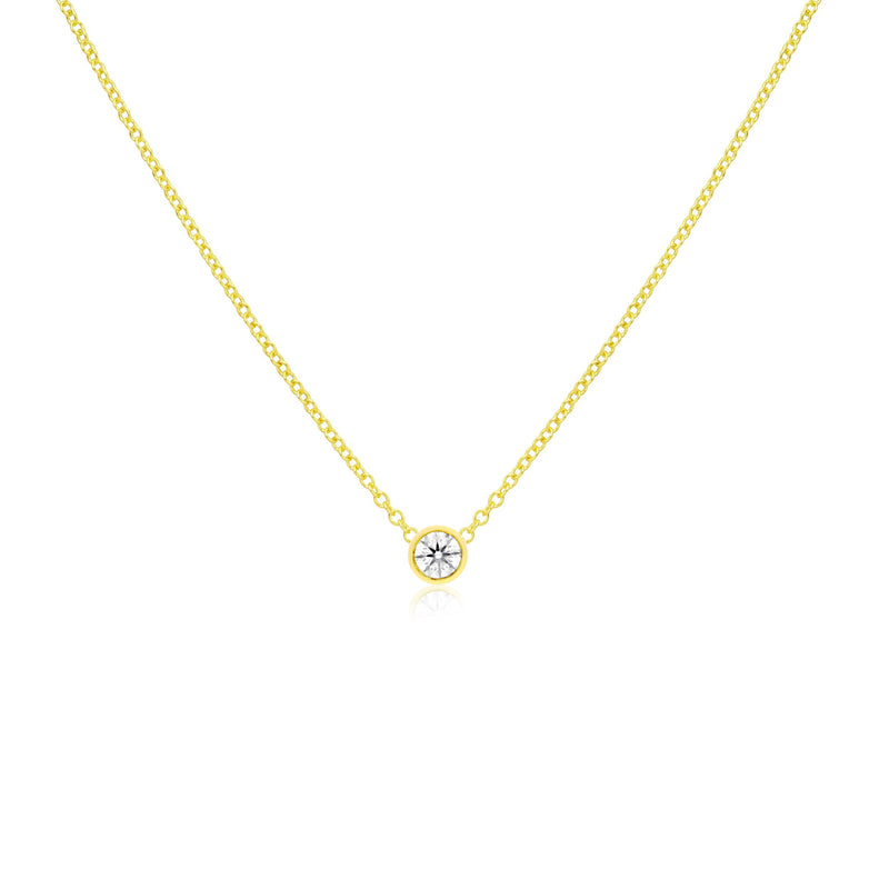 Diamond 0.05cts Solitaire Necklace