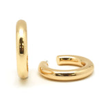 Gold Plated Thick Open Hoops
