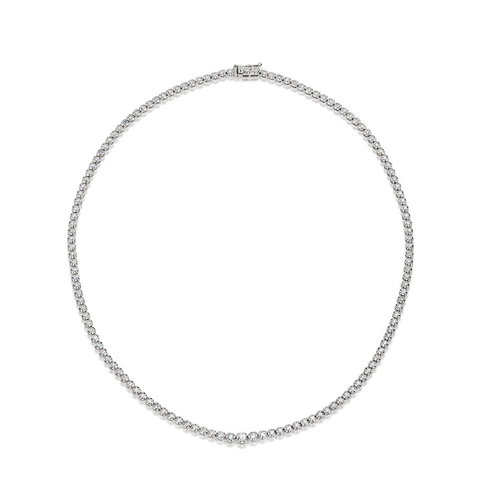 Diamond Lock Chunky Chain Necklace – Meira T Boutique