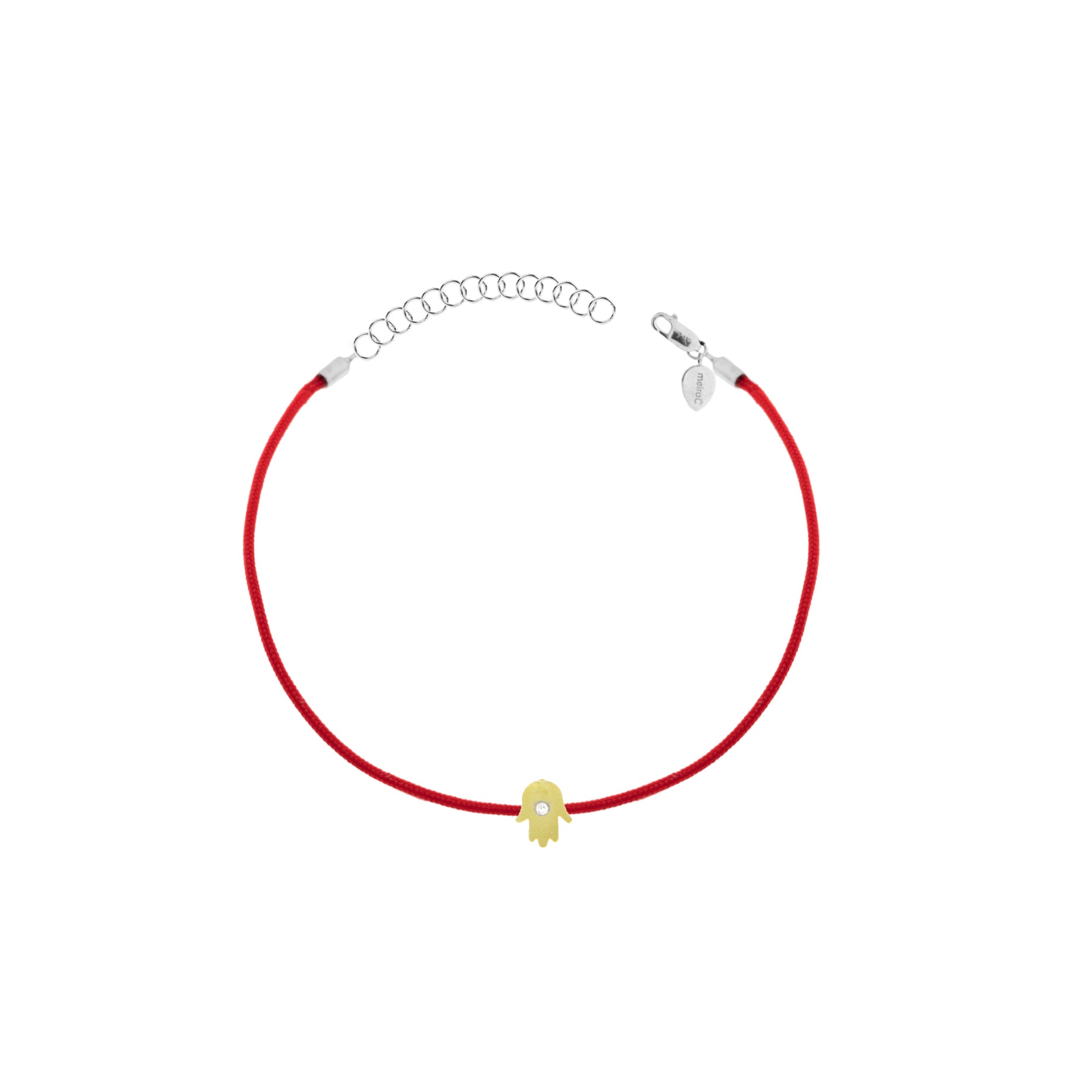 Red Coral Hamsa Bracelet, Elastic - One Tribe Apparel