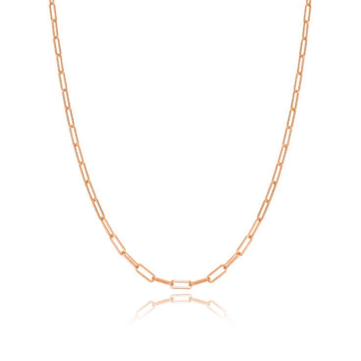 Yellow Gold 5mm Paperclip Chain