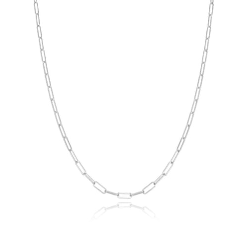 White Gold 5mm Chain Necklace