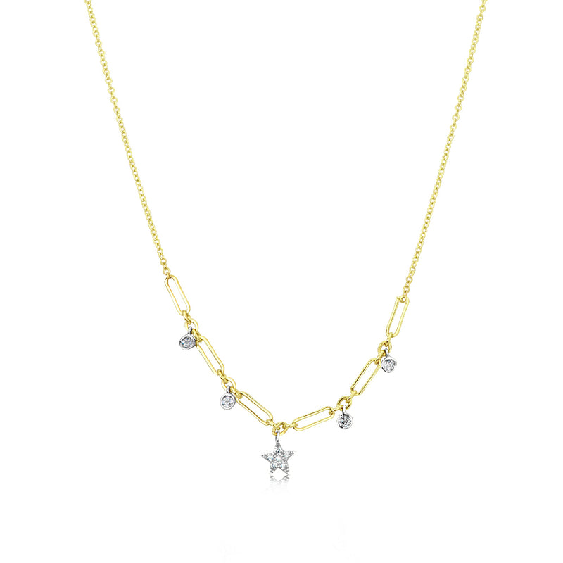 Chunky Chain Star Necklace