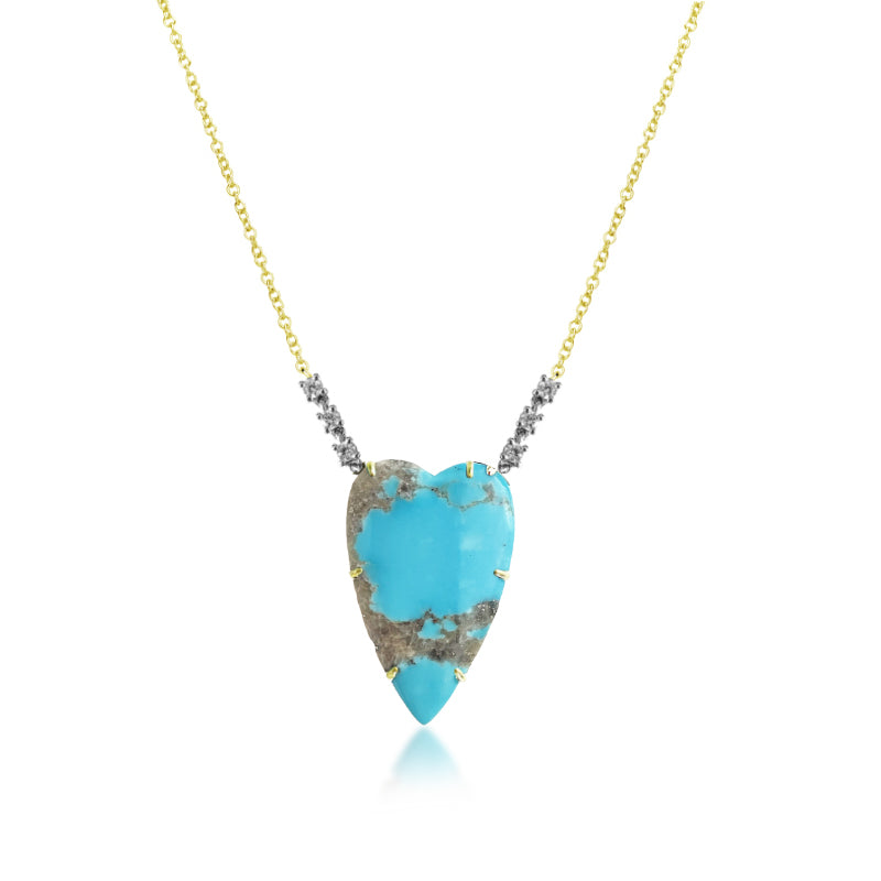 Turquoise Heart Necklace