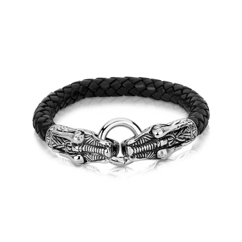 Crocodile Stainless Steel Bracelet
