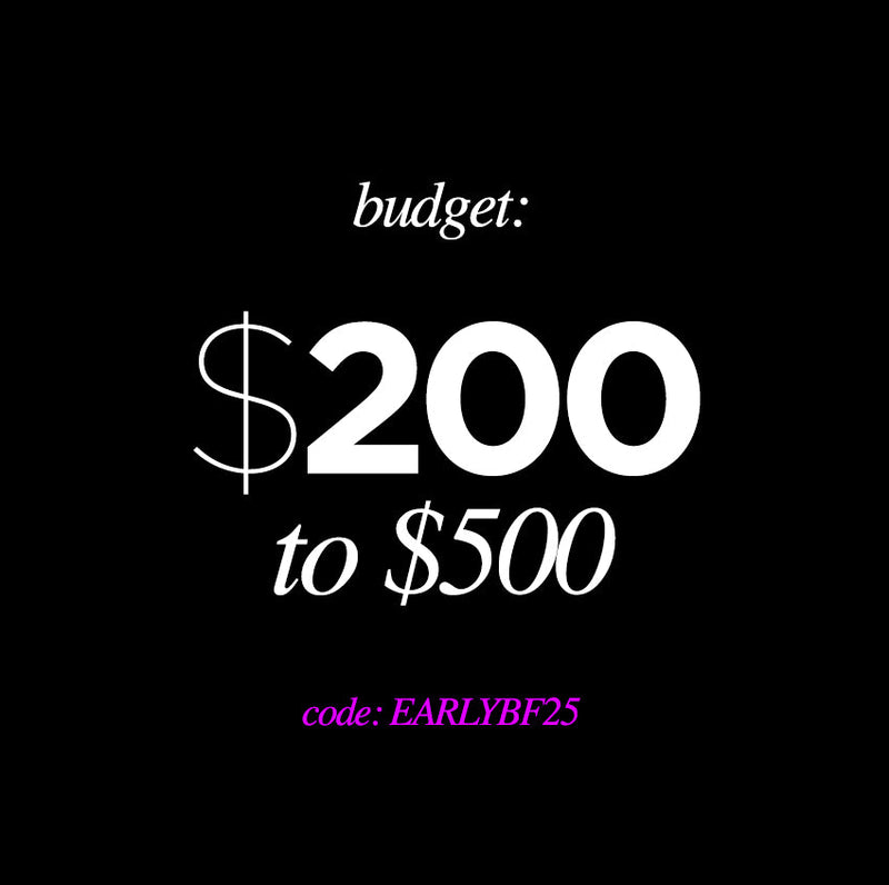 Budget: $200 to $500