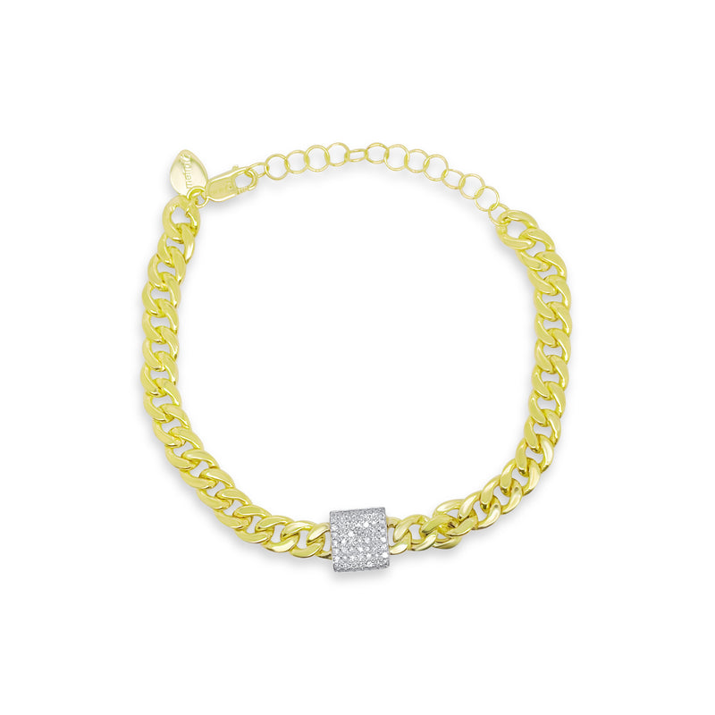 Cuban Link Diamond Bracelet