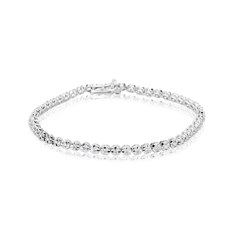 White Gold Tennis Bracelet