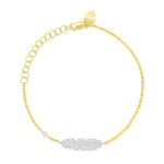 Feather Diamond Bracelet