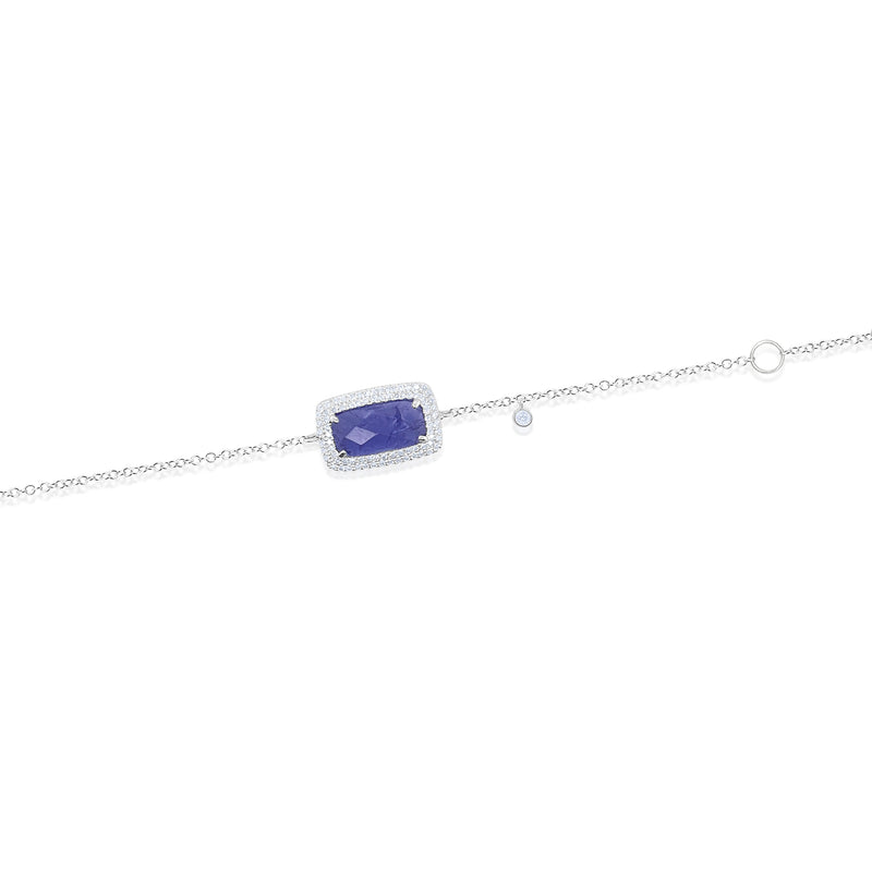White Gold Tanzanite Bracelet