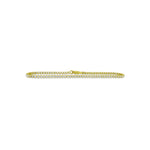 1.8 carats Yellow Gold Diamond Tennis Bracelet