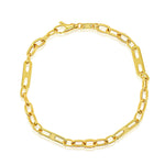14kt Yellow Gold Multi Oval Link Chain
