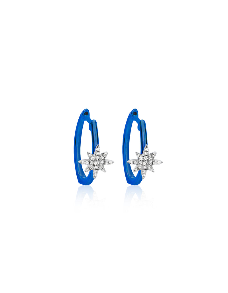 Prisim starburst hoops