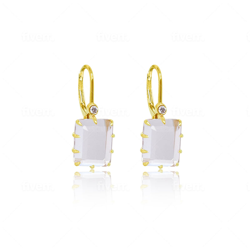 Yellow Gold Green Amethyst