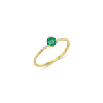 Dainty Gemstone and Diamond Accent Band