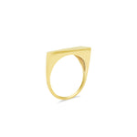 Yellow Gold Asymmetric Ring