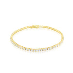 Yellow Gold 2.8 Carat Diamond Tennis Bracelet ONLINE EXCLUSIVE