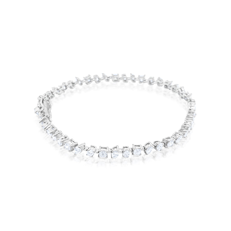 Multi Shape Diamond Tennis Bracelet ONLINE EXCLUSIVE