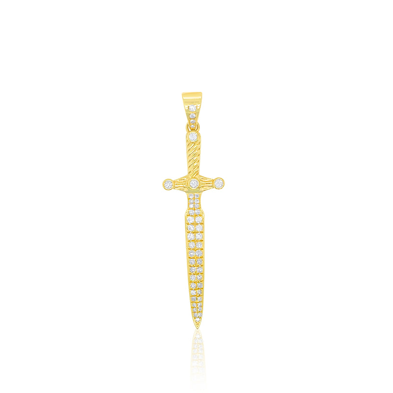 Yellow Gold Diamond Mystical Dagger *ONLINE EXCLUSIVE*