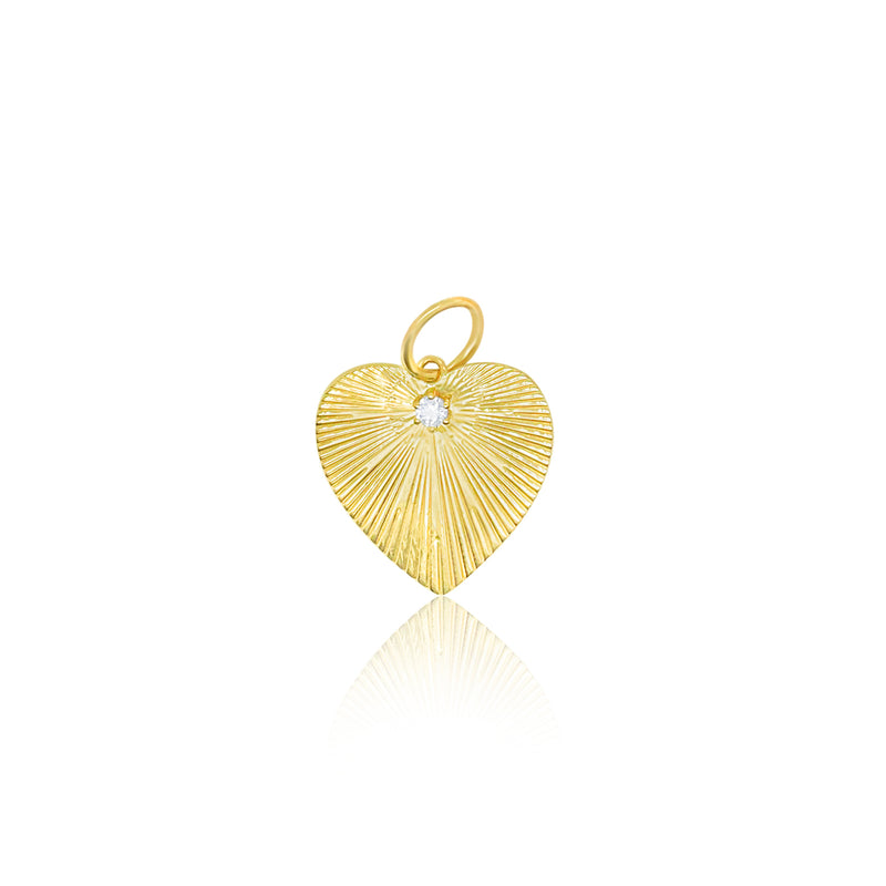 Gold Heart Charm *ONLINE EXCLUSIVE*