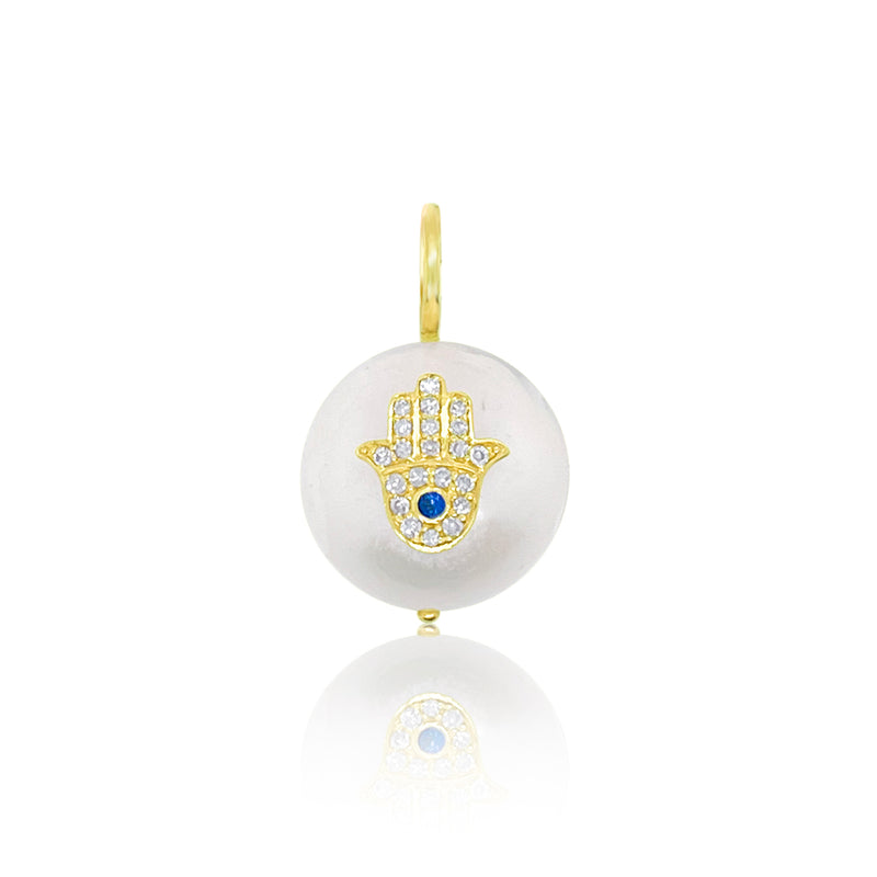 Pearl Hamsa Charm *ONLINE EXCLUSIVE*