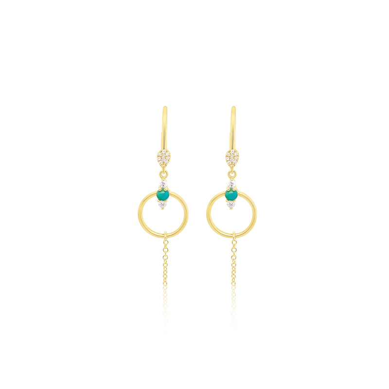 Yellow Gold Turquoise