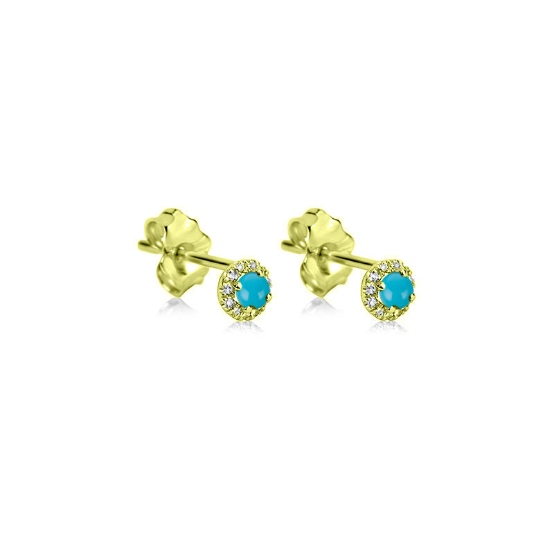 Turquoise Delicate Studs