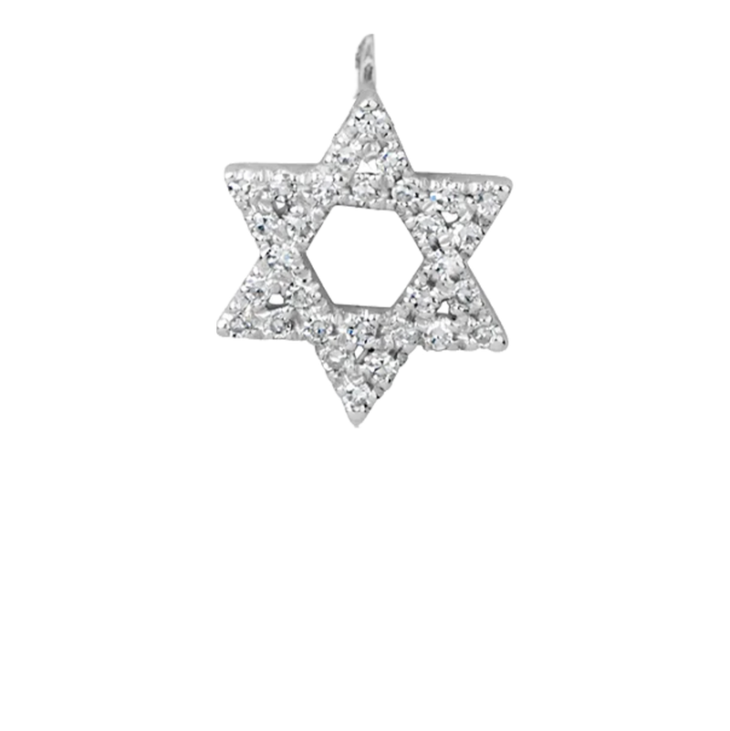 Medium Size Jewish Star Diamonds