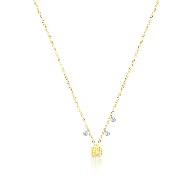 Yellow Gold Diamond Necklace