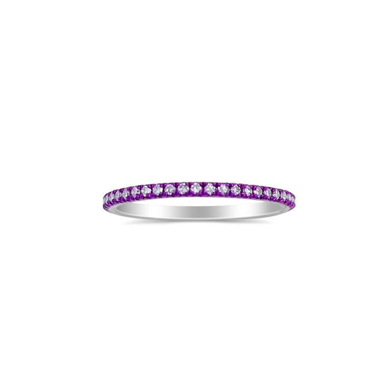 Diamond Purple Prism Ring