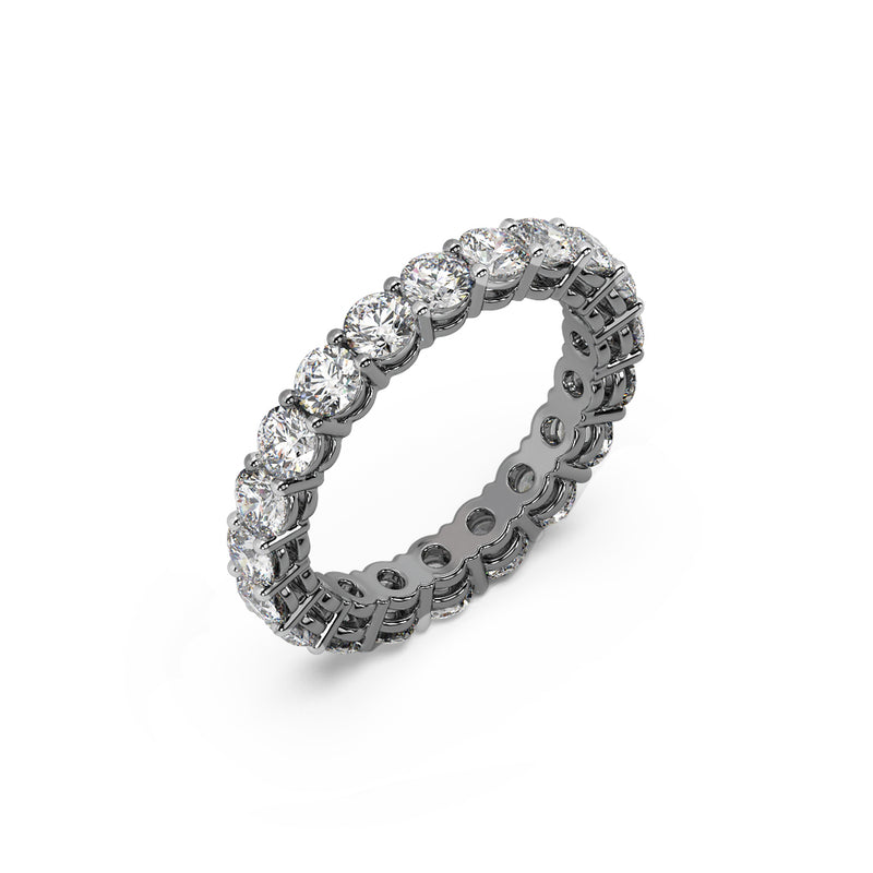 1.5cts Diamond Black Rhodium Eternity Band
