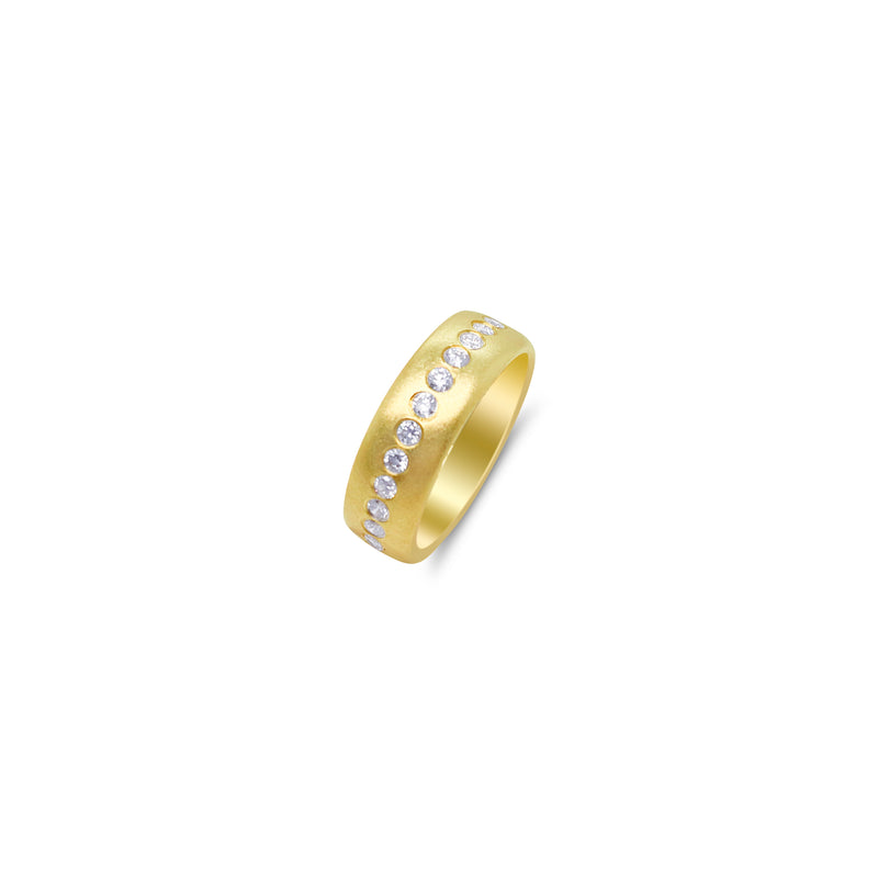 Yellow Gold Cocktail Diamond Band