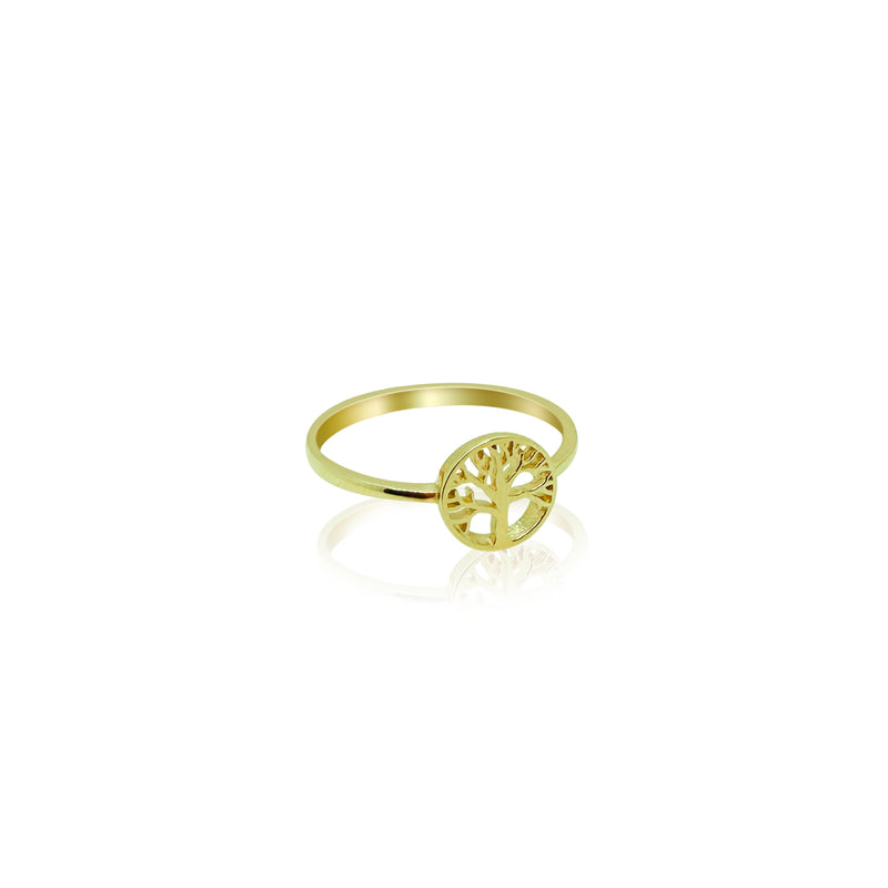 Yellow Gold Tree of Life Ring