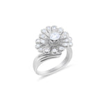White Gold Diamond Antique Ring ONLINE EXCLUSIVE