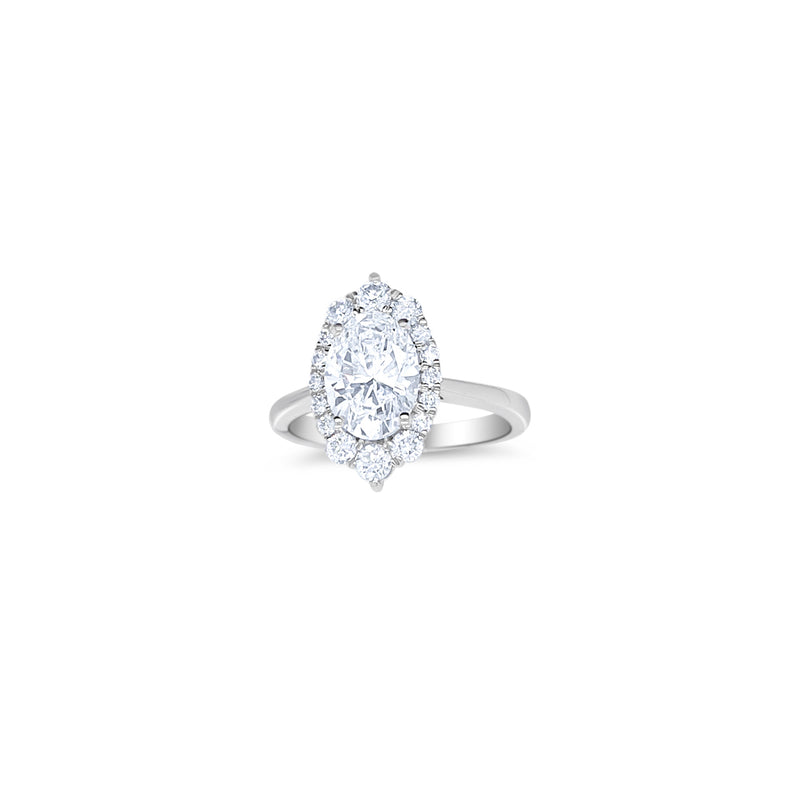 Oval Cut Ring | 2.5 ct LAB Diamond