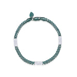 Indigo Silver and Diamond Bracelet
