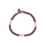 Dusk Metal Silver and Gold Diamond Bracelet