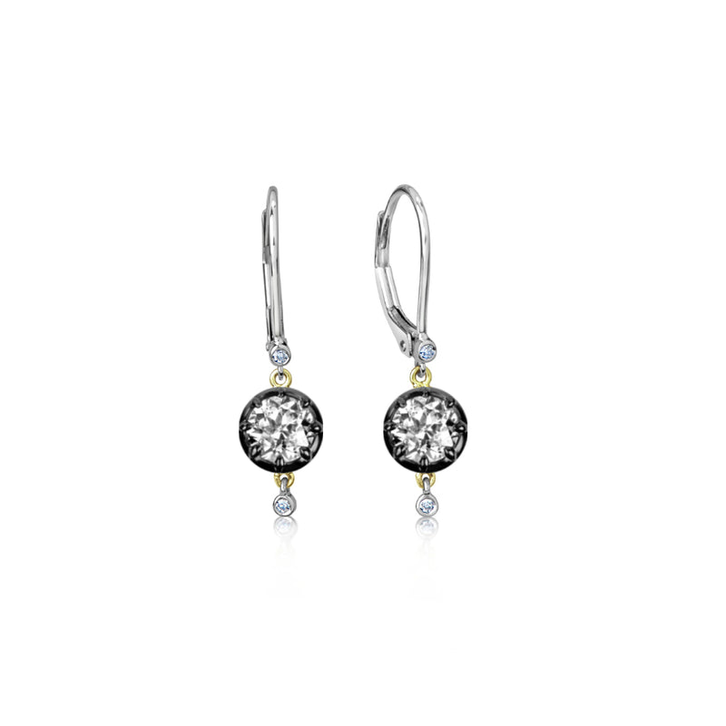 Colett Lab Grown 2 carat Drop Earrings