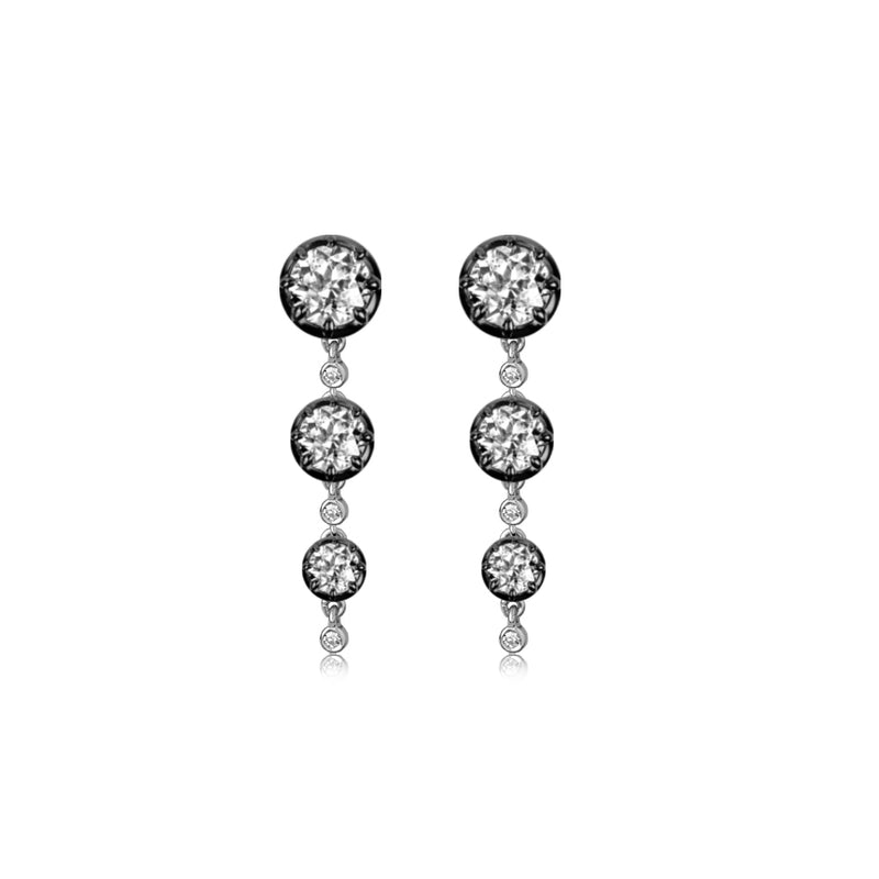 Colett Lab Grown 3 carat Drop Earrings