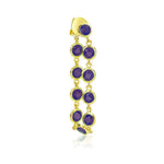 Sisterly Style Amethyst Chain Earring | Online Exclusive