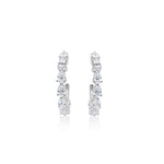 Lab Grown Diamond Pear Cut Hoops