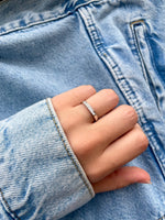 Dainty White Gold Diamond Ring