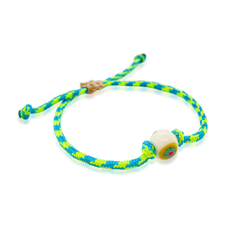 Green Love Bead Parachute bracelet