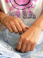 Moon and Star Celestial Handchain