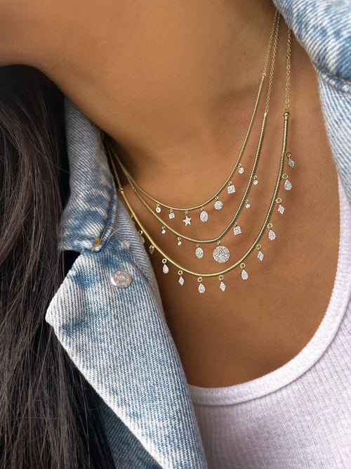 Charm Snake Chain Necklace