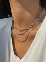 Medium Size Cuban Chain Yellow Gold Chain