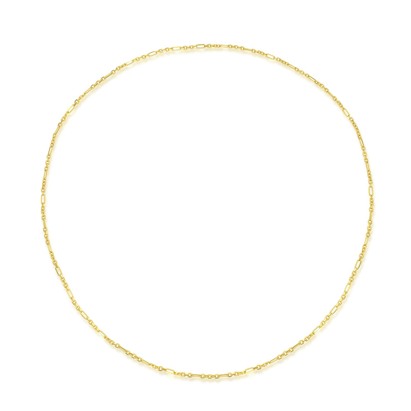 Dainty Yellow Gold Layering Necklace
